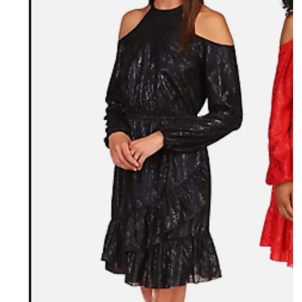 Michael Michael Kors Shimmery Cold-Shoulder Dress Retail $145 brand new
L